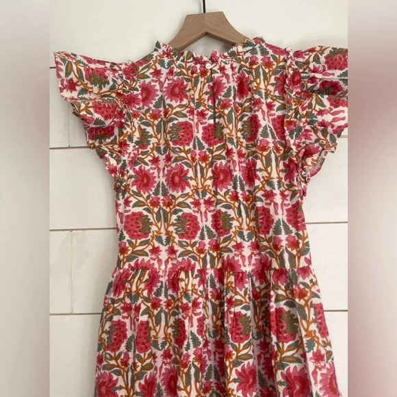 Caroline Constas Flutter Mini Dress Strawberry Print Sz Small - Picture 6 of 7